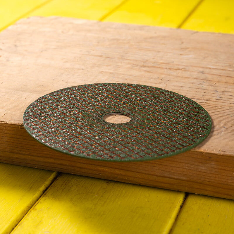 Deli angle grinder cutting blade stainless steel grinding wheel blade resin polishing metal saw blade grinding wheel grinding suitable for 100mm 5 pieces sharp resin double-layer fiber mesh