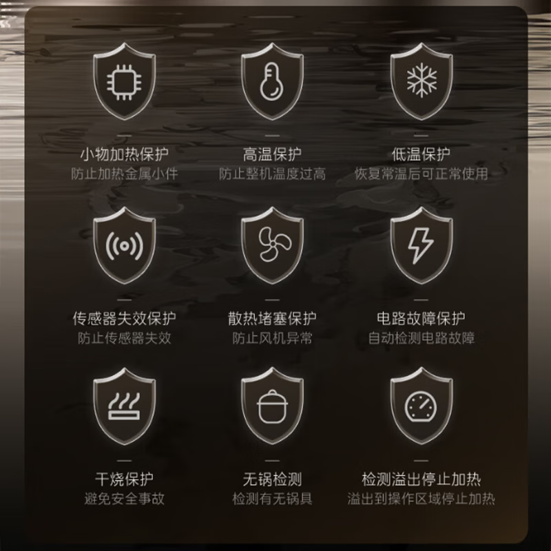 Midea platinum diamond series household induction cooker electric ceramic stove 3000W high-power induction cooker for cooking millet porridge large panel one-button stir-frying smart timer wear-resistant and easy to clean E30BD51