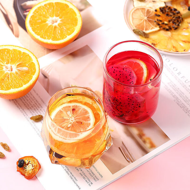 Kejuhua's Yoga Flower and Fruit Tea Lip Teacher's Combination Fruit Tea Bags Nutritional Internet Celebrity Passion Fruit Lemon Slices Soaked in Water Grapefruit Lemon Tea 2 catties (20-22 bags)