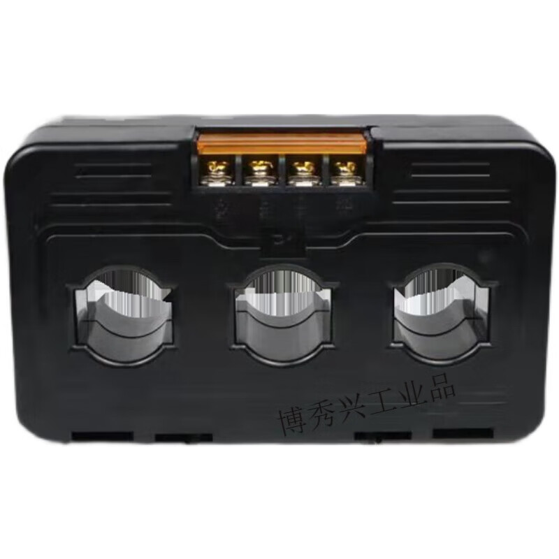 Three-phase integrated current transformer, high precision 0.5 level, used with ammeter, small and easy to install, 100/5A 18MM
