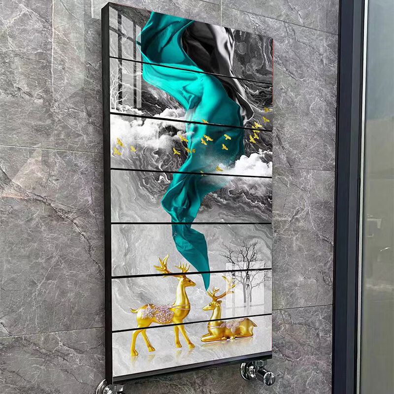 Aluminum composite basket bathroom radiator art radiator painted basket bathroom radiator violent bear (720400)