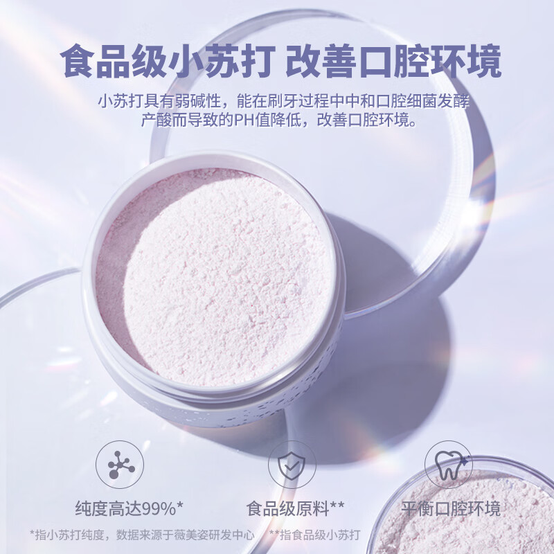 Shuke Xuan White Enzyme Tooth Powder 40g Multi-effect Cleaning Tooth Washing Powder Removes yellowing, stains, whitens teeth and freshens breath