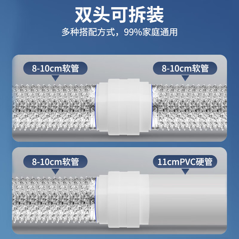 BSITN bathroom heater pipe check valve flue bath heater ventilation one-way check valve exhaust fan B8104