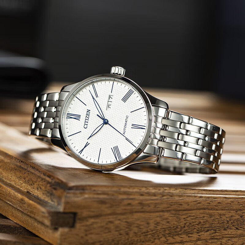 CITIZEN mechanical movement business casual simple classic waterproof men's watch NH8350-59B