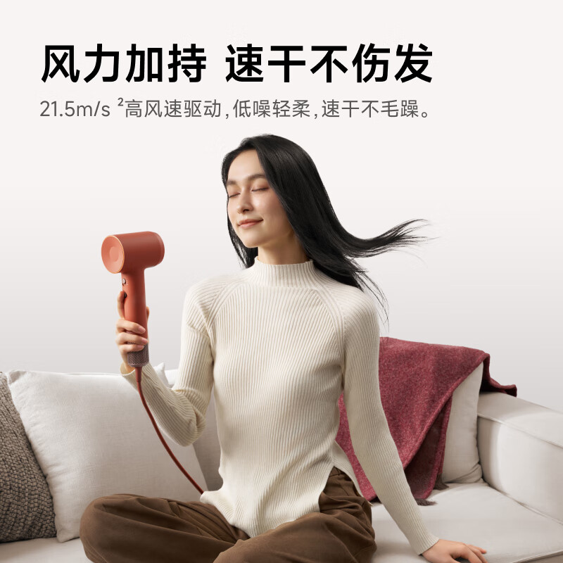 Laifen High-Speed Hair Dryer SE 2 Dunhuang Red Gift Box Quick-drying Household Hair Dryer Negative Ion Hair Dryer New Year Gift National Subsidy