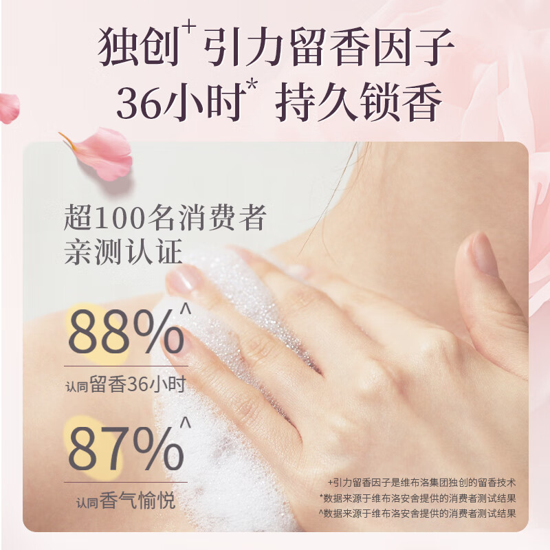 Enchanteur Shower Gel Set Romantic Fragrance Shower Gel Smooth, Moisturizing and Long-lasting Fragrance 650ml*3