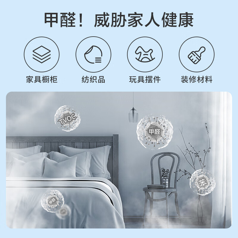 Made in Tokyo, formaldehyde-free space formaldehyde removal small green tank, formaldehyde removal remover, new house emergency formaldehyde purification 6 tanks