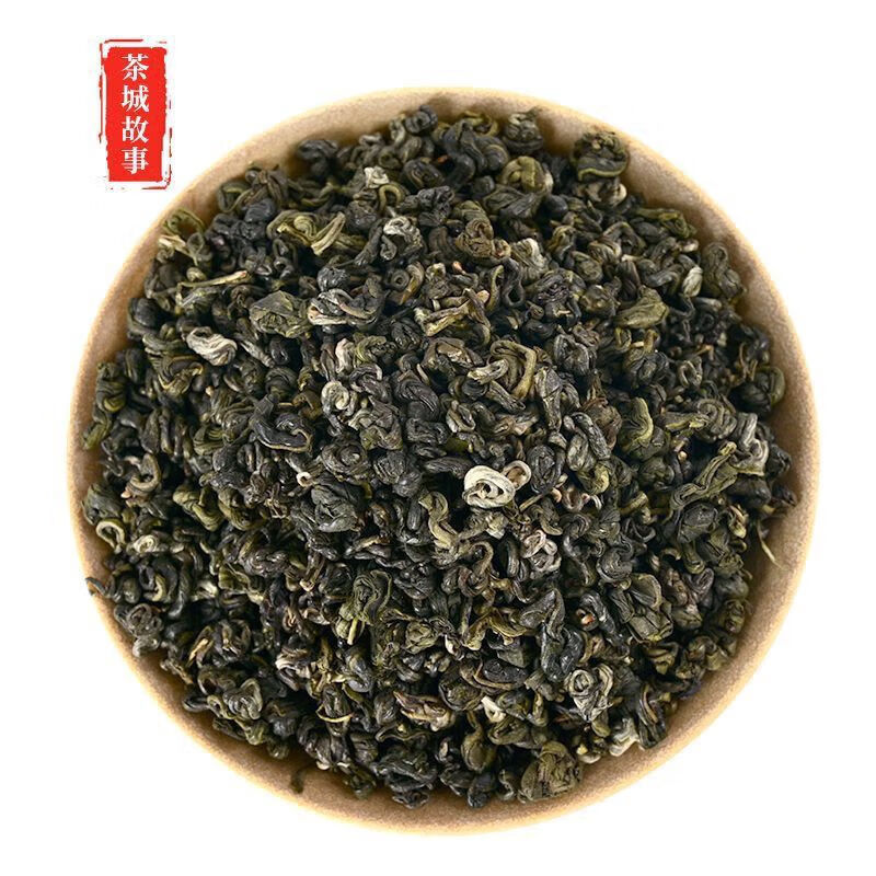 Valerie One Bud and Two Leaves Yunnan Biluochun Green Tea 2024 New Tea Yunnan Biluochun Strong Flavor Green Tea 500g 250g Two Bags October 2023 Tea Pu'er Xiangsnail (Original One Bud and Two Leaves)