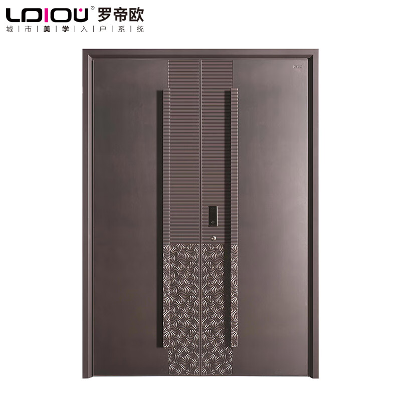 Carbon steel micro-broken bridge, finely carved style system door, high-end light luxury safety door, finely carved cast aluminum door, customized square price