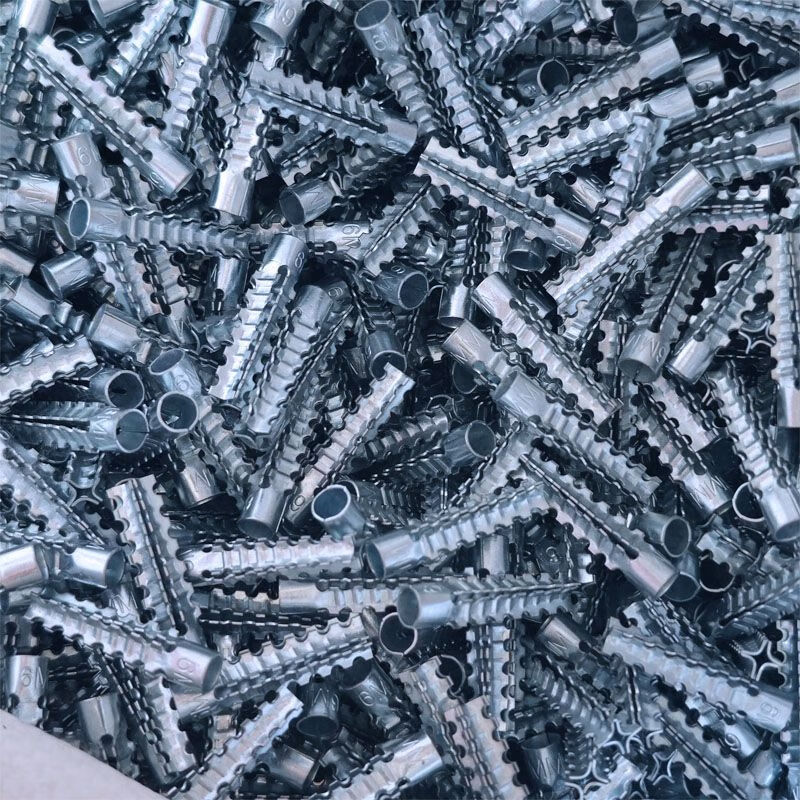 OEMG metal iron expansion tube replaces plastic rubber plug sawtooth iron expansion plug mmmm expansion screw self-tapping iron expansion single tube M6*30 (50 pieces) trial