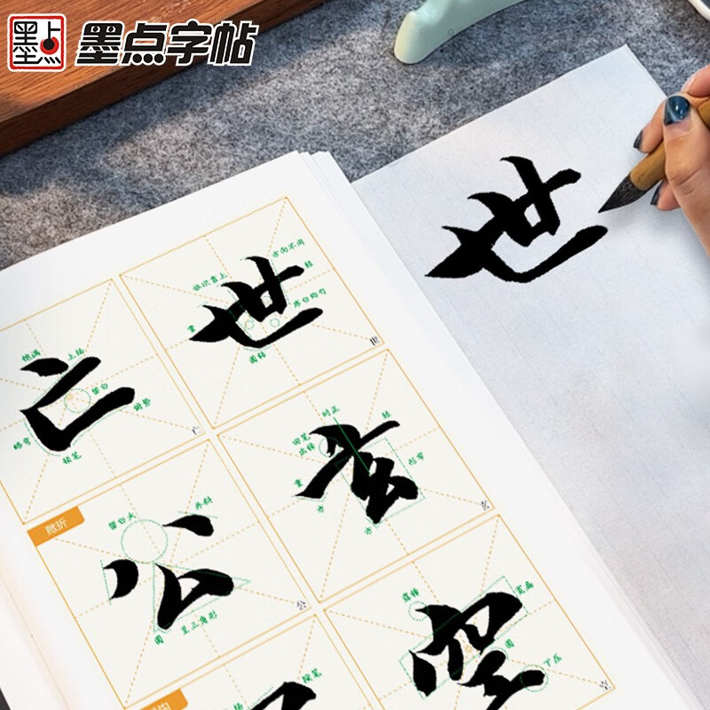 Ink dot copybook, Zhiyong Zhenshu's 