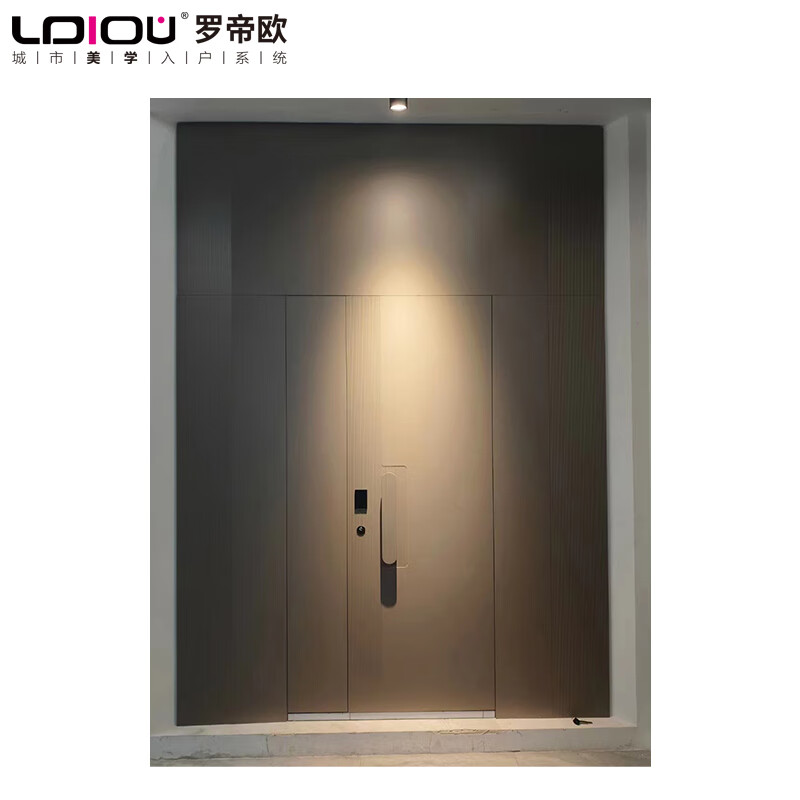 Carbon steel micro-broken bridge, finely carved style system door, high-end light luxury safety door, finely carved cast aluminum door, customized square price