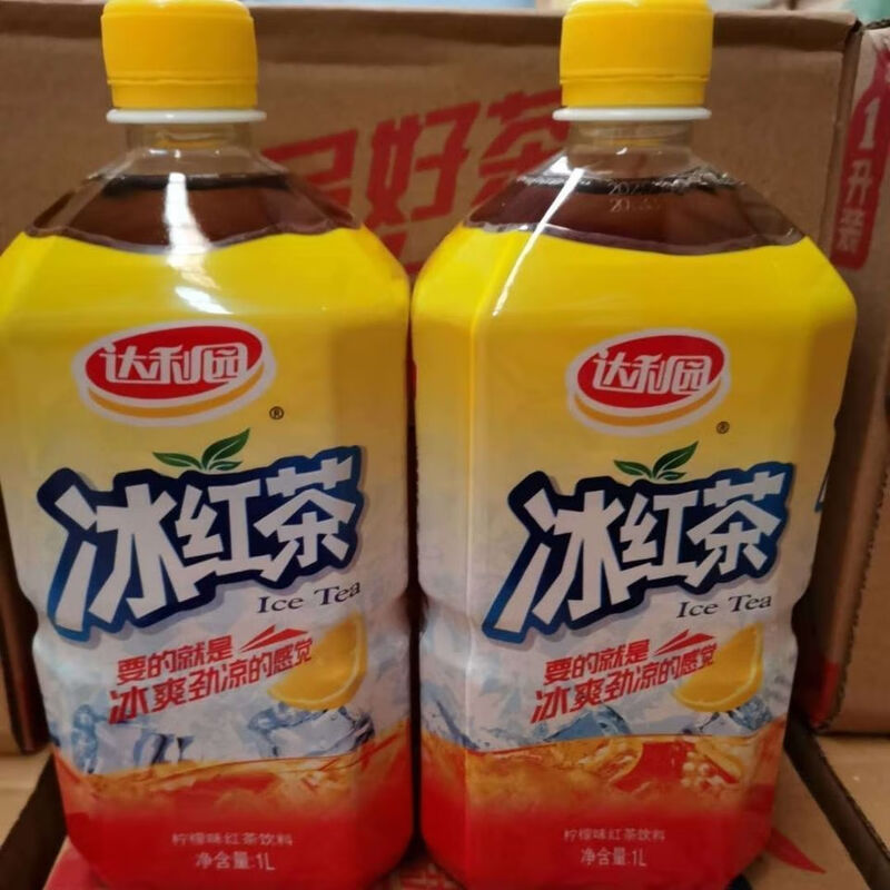 Daliyuan Beverage 1 liter large bottle of green plum green tea, 1 liter and 1*4 bottles of Heqizheng 1*4 bottles are on sale at a cheap price, 1 liter of peach flower tea