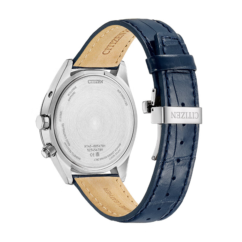 CITIZEN watch men's Japanese and Korean watch light kinetic energy radio wave white belt business New Year gift CB0270-10A