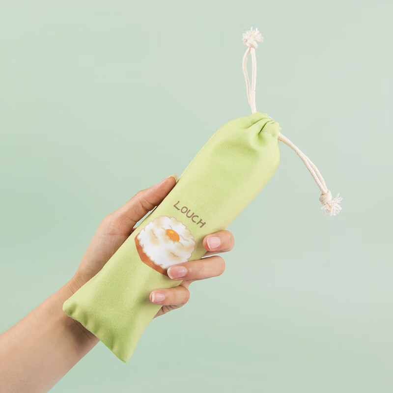 Storage box for chopsticks, elementary school cartoon portable tableware bag, student office worker travel bag with fork and spoon, cake