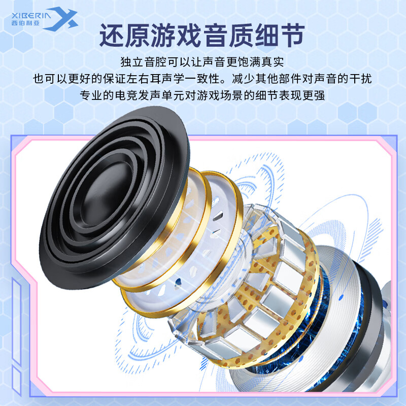 Siberia (XIBERIA) k9pro7.1 audio gaming headset e-sports head-mounted wired laptop noise-cancelling headset microphone online class music chicken wire control USB flagship version Mengdiyuan