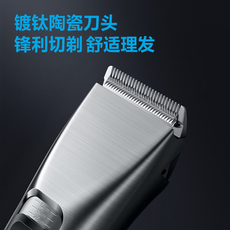 Feike Electric Hair Clipper FC5916 Professional Smart Electric Clipper for Adults and Children Home Barber Scissors and Shaver with Full Set of Barber Tools + Double Steel Scissors