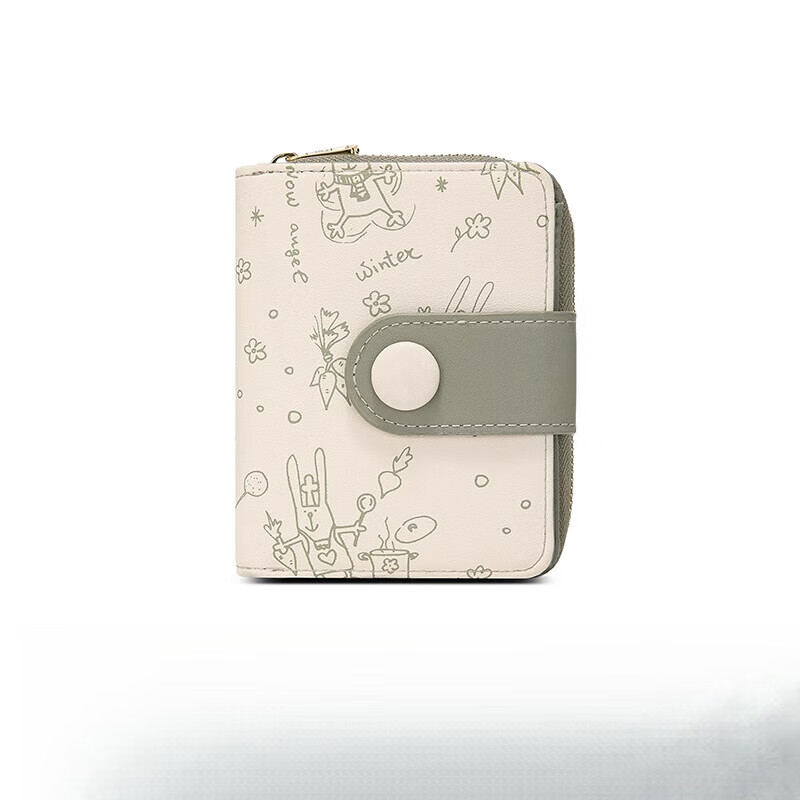 Scarecrow (MEXICAN) Wallet Women's Niche Design Girls' Wallet Feeling Wallet Wallet Cute Genuine Leather Coin Purse Card Holder Light Green