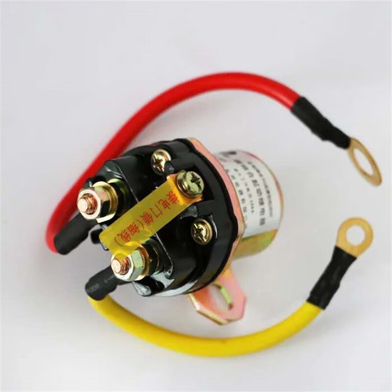 Ouhuayuan 12V/24V deceleration motor starting relay/150A high-power car motor starting relay 12V starting Fei electrical thick copper coil