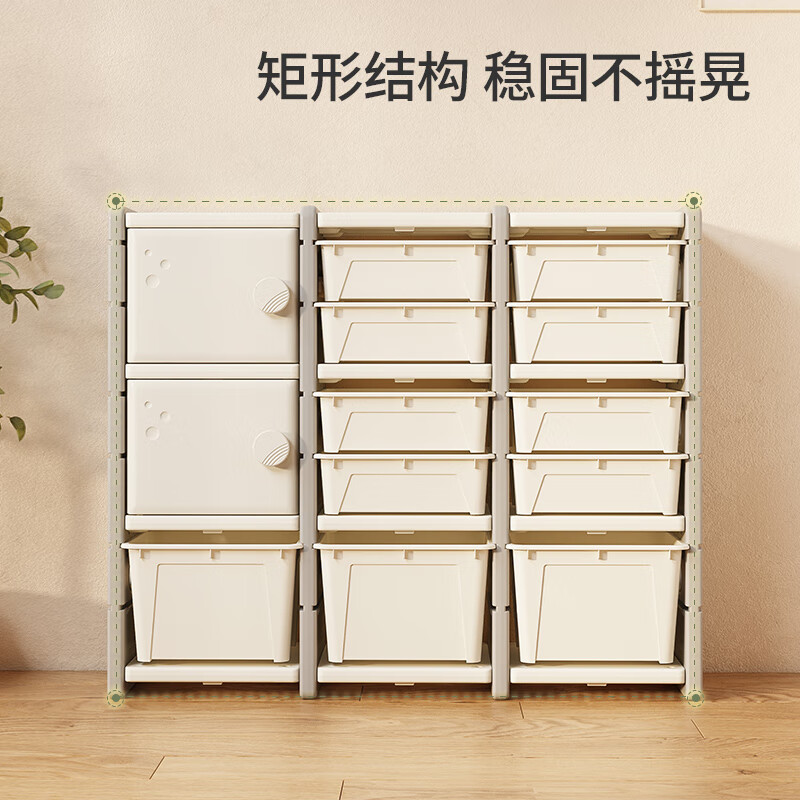 Babyviva multi-functional drawer-type storage cabinet storage rack infant and toddler children's wardrobe bedroom multi-layer storage box