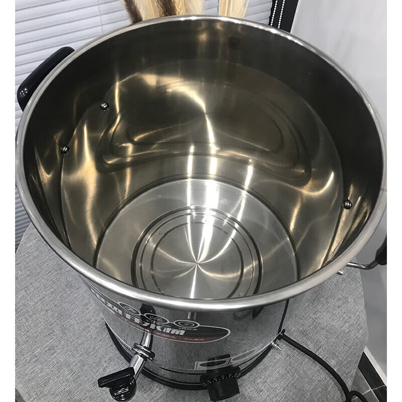 Sanding electric heating bucket water boiler commercial boiling bucket milk tea shop household stainless steel insulated hot water bucket large capacity cooking bucket anti-dry burning confinement bucket thickened SD-80L-D