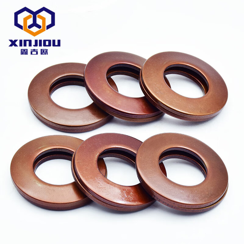 Xinjiou disc spring 60Si2MnA butterfly spring gasket GB1972 disc spring gasket spring disc 160*82*10 1 piece