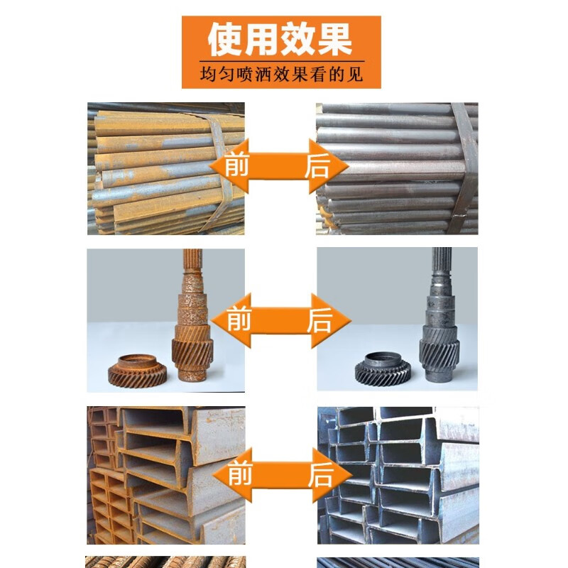 Steel bar rust remover, thread removal, passivation, film-forming, rust preventive agent, wiping and soaking four-in-one phosphating liquid preservative, steel bar rust removal protective agent 10KG