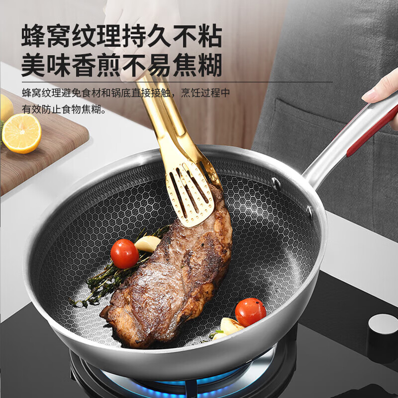 Kangbach JD exclusive wok, soup pot and frying pan three-piece pot set complete set for home kitchen cooking non-stick pan JD exclusive 3-piece set KGX-T03Y