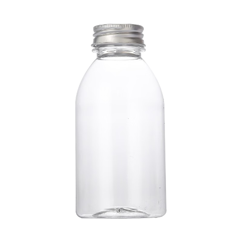 Ogilvy disposable milk tea cup Internet celebrity milk tea bottle juice cup beverage bottle without stickers with lid 350ml*10 pieces