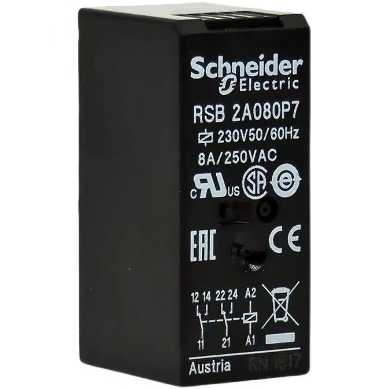 Schneider relay&RSB2A0808BD& 1 piece
