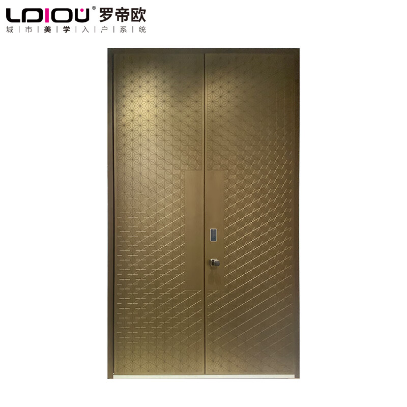 Carbon steel micro-broken bridge, finely carved style system door, high-end light luxury safety door, finely carved cast aluminum door, customized square price