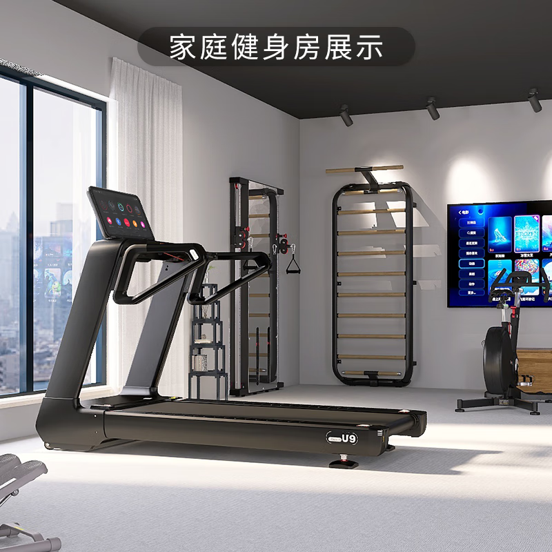 Zhengxing (ZXCH) treadmill for home use high-end electric intelligent shock-absorbing indoor multi-functional sports fitness equipment U9/U9PRO U9 (classic black)