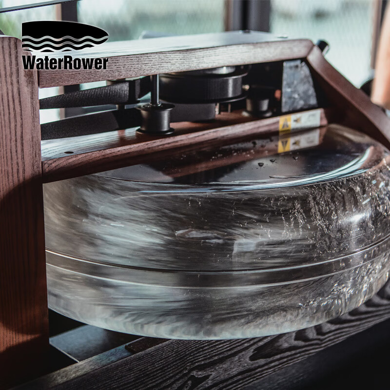 WaterRower imported from the United States, home smart water resistance rowing machine, solid wood fitness equipment, ash red and black Club standard model