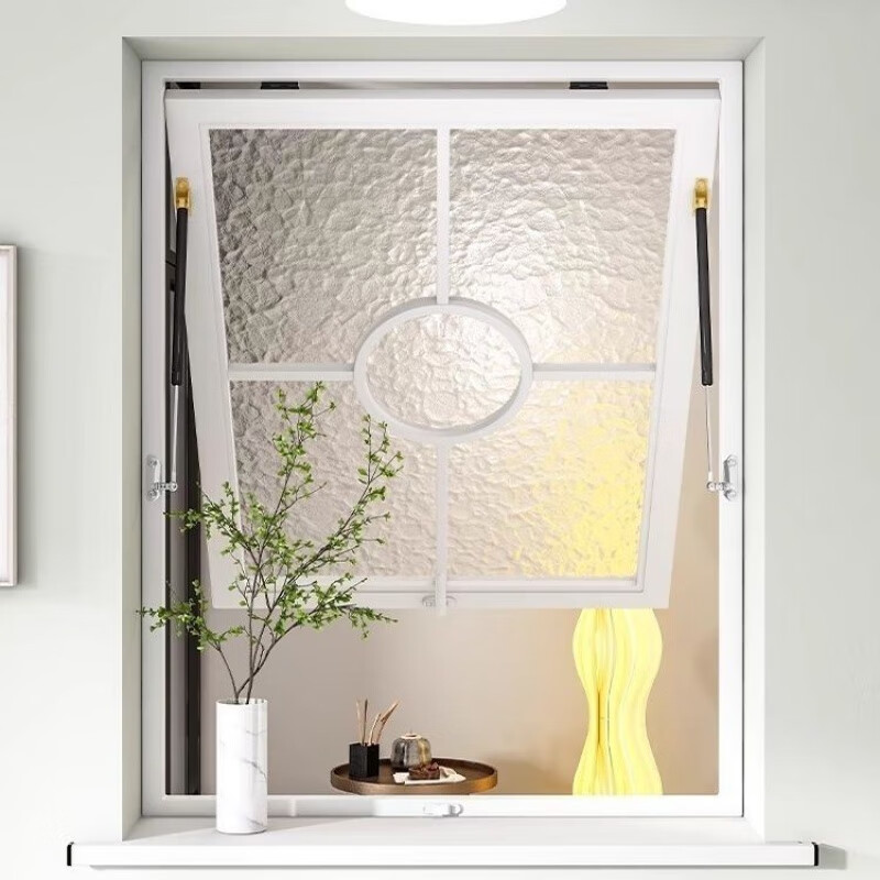 Yaotian Art Simple and Fashionable Wrought Iron Steel Window Indoor Partition Flip-up Window Flip-Out Hanging Lattice Window Indoor Black For details please contact customer service