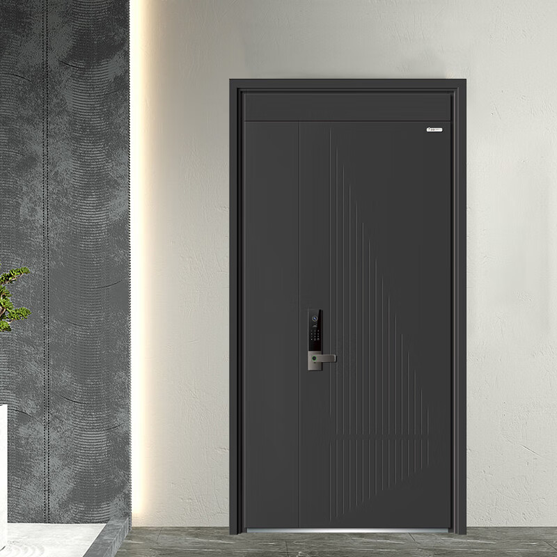 Jingjing entry door Class A anti-theft entry door thickened door leaf security door embedded high-end custom door Prague single door 960*2050