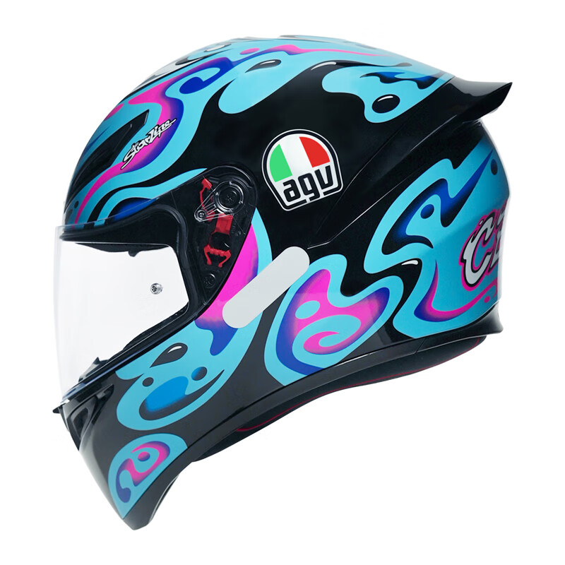 AGV K1S helmet K1 motorcycle motorcycle full-face helmet all-season universal full-coverage running helmet for men and women wide-angle ventilation breathable 3C K1S-VIETTI 2022 XL (suitable for 59-61 head circumference)