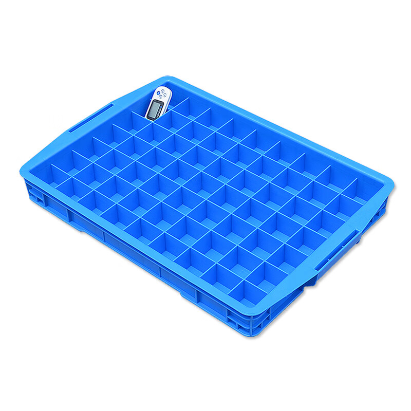 Gaoer shield parts box compartment box thickened multi-partition plastic storage box tool material classification box turnover box rectangular component screw box shelf box 535 sixty grid/535*320*100