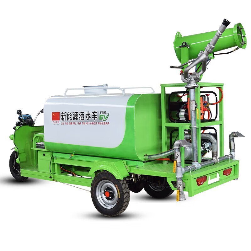 Dingkaisheng New Energy Electric Sprinkler Truck Construction Site Sprinkling Water and Dust Removal Mobile Disinfection Fog Cannon Truck Tricycle Fog Cannon Sprinkler Truck Type 08 Fog Cannon + Water Gun + Rear Sprinkler + Side Sprinkler Four-in-One Function