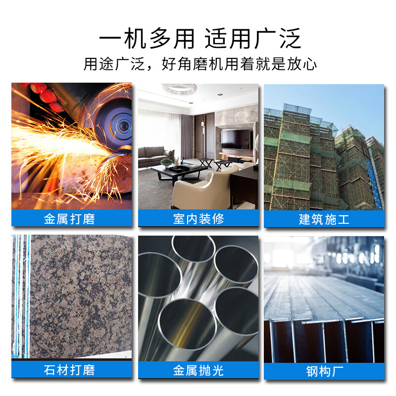 Dongcheng angle grinder bare metal 03-100/04-100 lithium electric grinder bare metal head body Dongcheng original battery Dongcheng DCSM03-100 angle grinder bare metal 630 watts