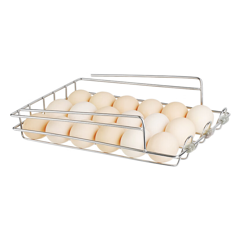 Huili 304 stainless steel egg storage box refrigerator drawer rolling egg tray storage rack automatic egg rolling refrigerator rack 304 stainless steel