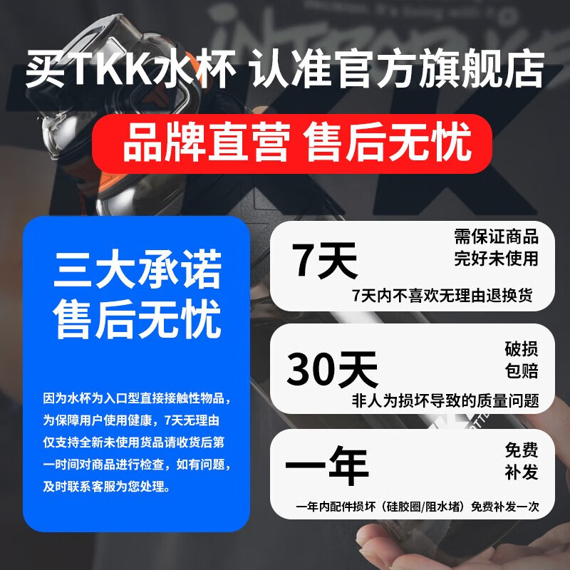 TKK Sports Water Cup Men's Extra Large Capacity Ton Bucket High Temperature Resistant Tritan Plastic Cup Military Training Fitness Ton Dun Kettle Volcanic Black High Temperature Resistant No Odor 1600ml