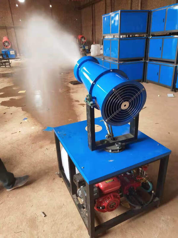 Ji Litian factory direct sales dust removal environmental protection fog cannon machine dust prevention and dehumidification construction site construction dust removal special automatic sprayer 15 meters gasoline power thickened and enhanced version