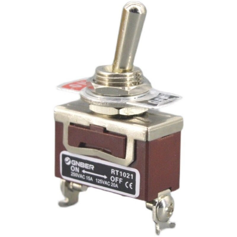 GNBER Okamoto Electronics toggle switch rocker switch RT1322 6 pins 3 gears silver contact RT1021 2 pins 2 gears