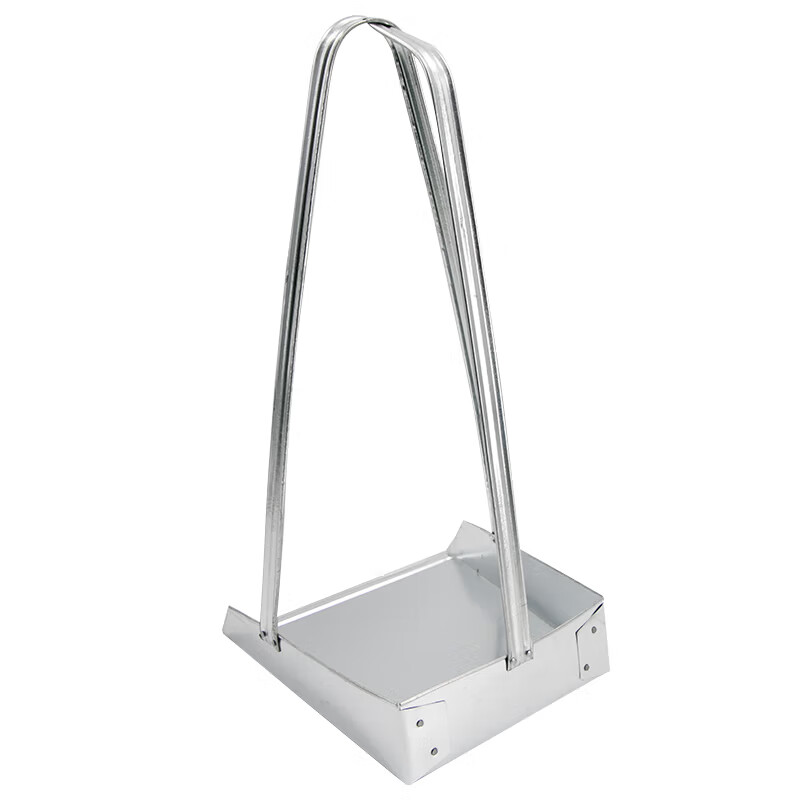 Wenstan large iron dustpan 60cm high 10 pcs/piece, large iron dustpan for garbage, iron scraper, sanitation flat handle garbage bucket WL-109