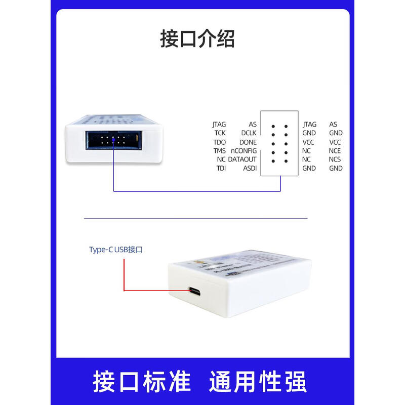 USB Blaster II new generation high-speed Altera FPGA downloader emulator debugger high-speed economical version high