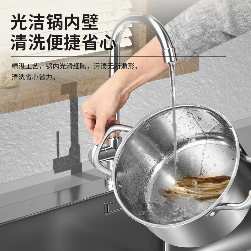 Kangbach JD exclusive wok, soup pot and frying pan three-piece pot set complete set for home kitchen cooking non-stick pan JD exclusive 3-piece set KGX-T03Y