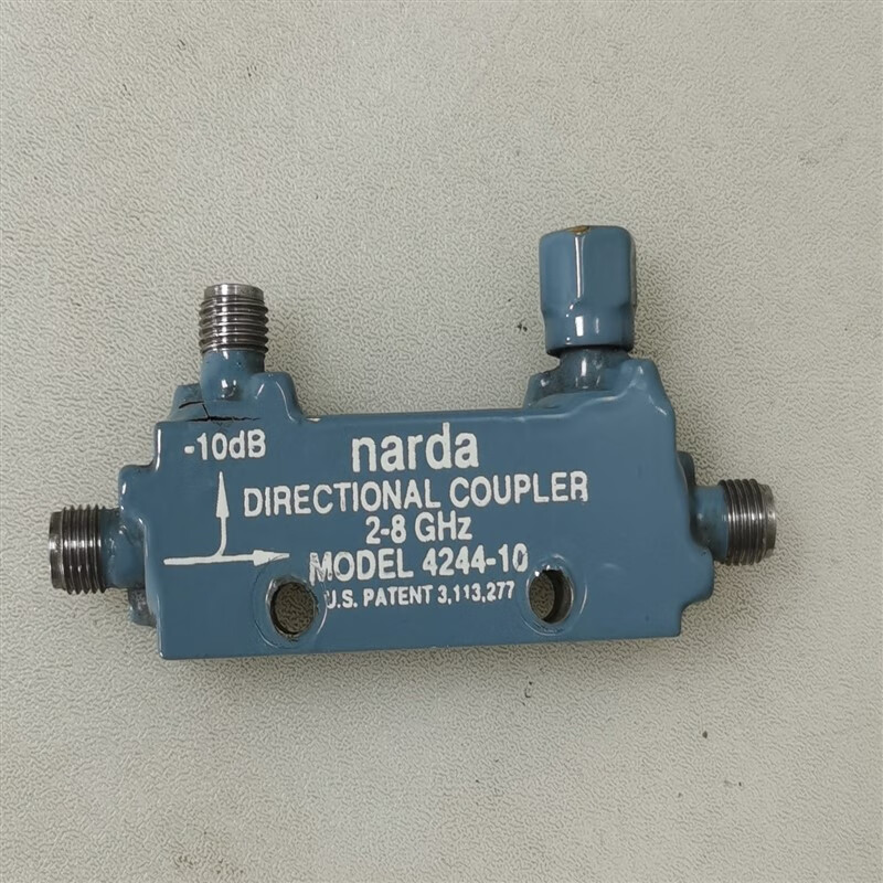 Narda 424410 28GHz 10dB SMA RF coaxial directional coupler