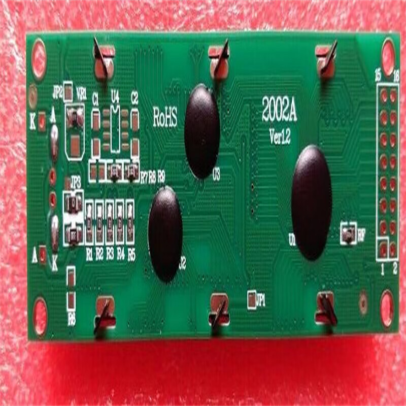 Ouhuayuan 2002 LCD screen 2002A lcd2002A character LCD screen blue screen yellow screen emerald green screen blue background with white characters