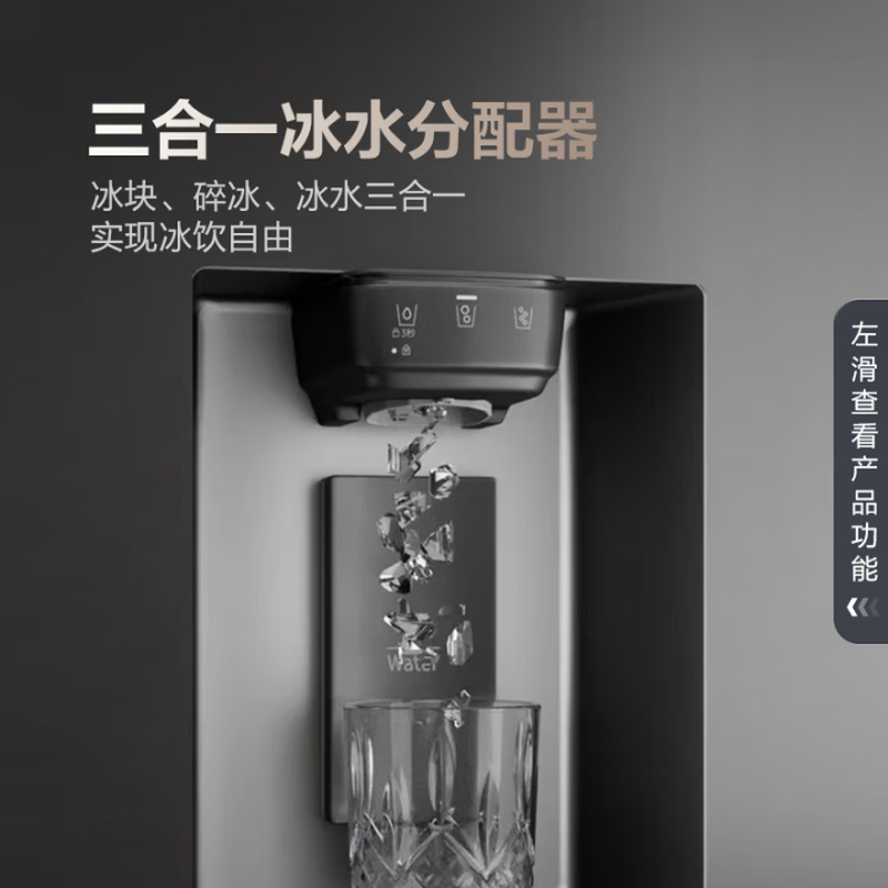 Samsung (SAMSUNG) official reissued new product 627 liters of large-capacity air-cooled frost-free frequency conversion sound-touch dual-control automatic door opening ice making butterfly door side-by-side refrigerator ice and water separation first-level energy efficiency Moonlight Silver RS80F65F1TSC