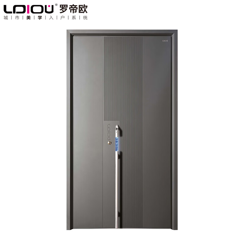 Carbon steel micro-broken bridge, finely carved style system door, high-end light luxury safety door, finely carved cast aluminum door, customized square price